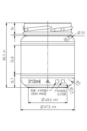 Andre 212 ml TO 63 kótovanie 400×600