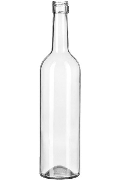 Fľaša Bordo 750 ml BVS 3060 so závitom číra 400×600