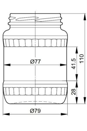 Faceta 370 ml kótovanie