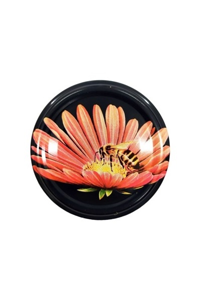 Viečko TO63 mm, (ružový kvet) R63 Viečko TO63 mm, (ružový kvet) R63