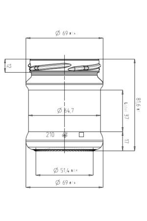 Lada 210 ml TO 66 kótovanie 400 x 600