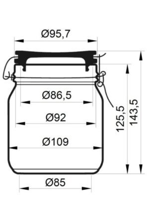Econ Round 750 ml kótovanie