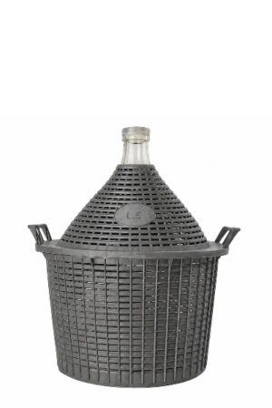 Sklenený demižón s plastovým košom 5 L 400×600 Sklenený demižón s plastovým košom 5 L 400×600