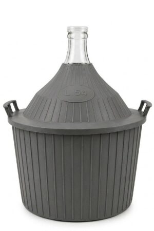 Sklenený demižón s plastovým košom 54 L 400×600 Sklenený demižón s plastovým košom 54 L 400×600